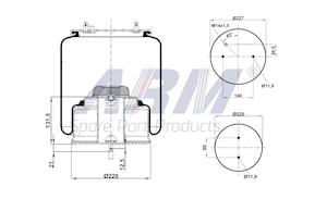 Complete Air Spring - 0.60.908