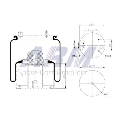 Complete Air Spring - 0.60.909