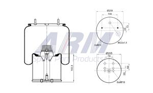 Complete Air Spring - 0.60.911