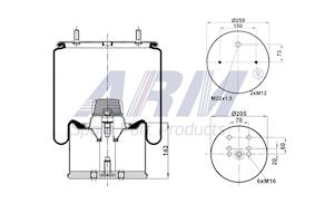 Complete Air Spring - 0.60.876