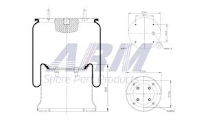 Complete Air Spring - 0.60.914