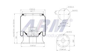 Complete Air Spring - 0.60.917