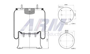 Complete Air Spring - 0.60.918