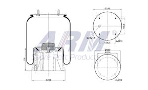 Complete Air Spring - 0.60.922