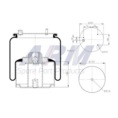 Complete Air Spring - 0.60.923