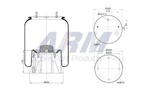 Complete Air Spring - 0.60.479