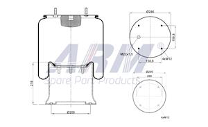 Complete Air Spring - 0.60.924