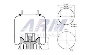 Complete Air Spring - 0.60.867