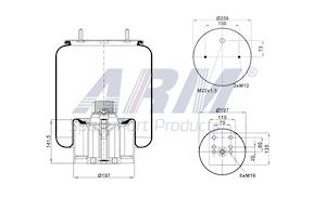 Complete Air Spring - 0.60.941