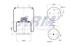 Complete Air Spring - 0.60.943