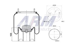 Complete Air Spring - 0.60.944