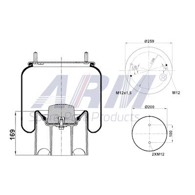 Complete Air Spring - 0.60.944