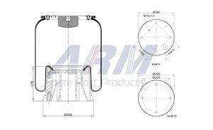 Complete Air Spring - 0.60.945