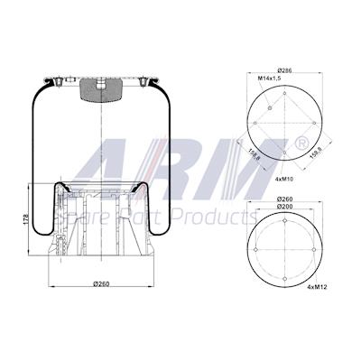 Complete Air Spring - 0.60.945