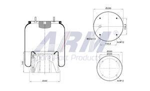 Complete Air Spring - 0.60.946