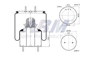 Complete Air Spring - 0.60.947