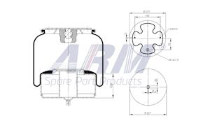 Complete Air Spring - 0.60.949