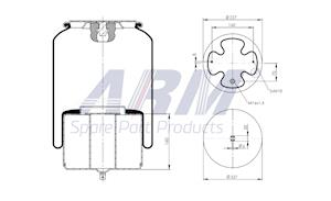 Complete Air Spring - 0.60.475