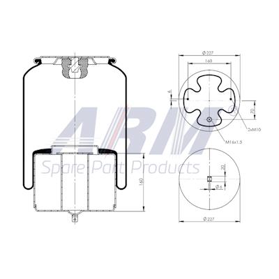 Complete Air Spring - 0.60.475