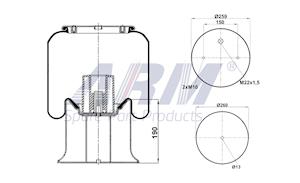 Complete Air Spring - 0.60.952