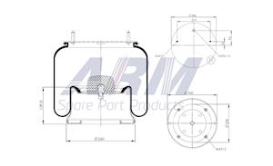 Complete Air Spring - 0.60.953