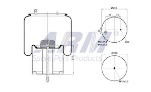 Complete Air Spring - 0.60.329