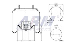 Complete Air Spring - 0.60.960