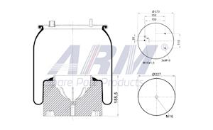 Complete Air Spring - 0.60.961