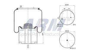 Complete Air Spring - 0.60.964