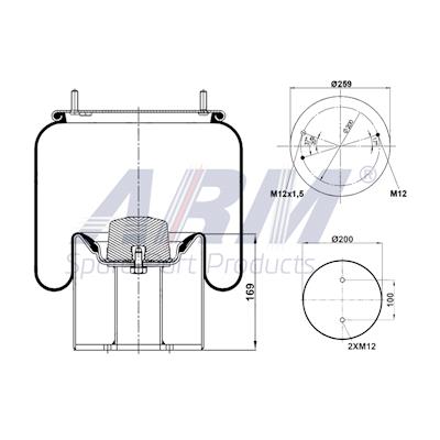 Complete Air Spring - 0.60.967