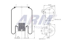 Complete Air Spring - 0.60.973