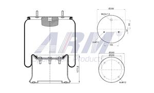 Complete Air Spring - 0.60.978