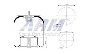 Complete Air Spring - 0.60.979