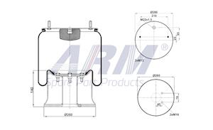 Complete Air Spring - 0.60.985