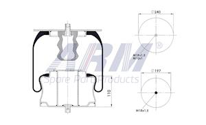 Complete Air Spring - 0.60.986