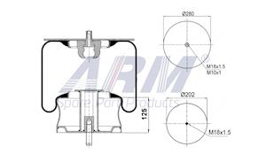 Complete Air Spring - 0.60.987