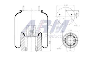 Complete Air Spring - 0.60.988