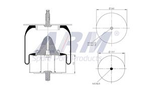 Complete Air Spring - 0.60.994