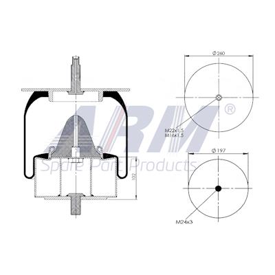 Complete Air Spring - 0.60.994