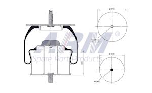 Complete Air Spring - 0.60.995