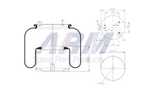 Complete Air Spring - 0.60.996