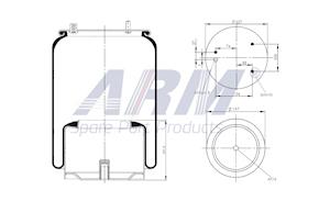 Complete Air Spring - 0.60.998