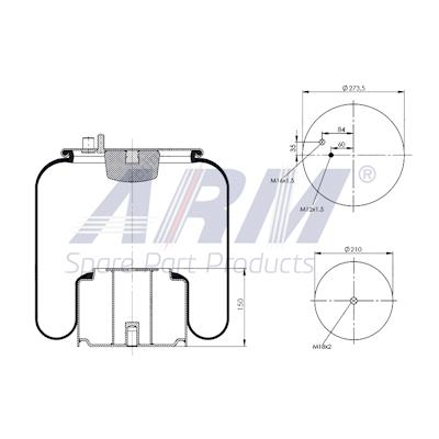 Complete Air Spring - 0.60.1007