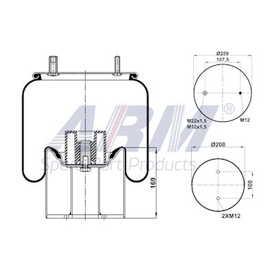 Complete Air Spring - 0.60.1012