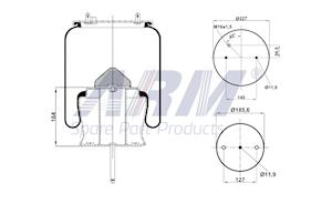 Complete Air Spring - 0.60.816