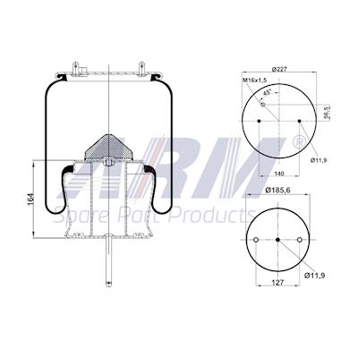 Complete Air Spring - 0.60.816