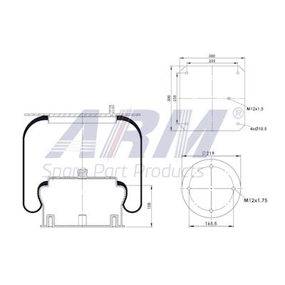 Complete Air Spring - 0.60.1013