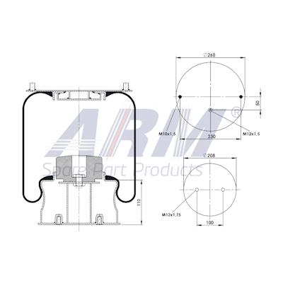 Complete Air Spring - 0.60.1044