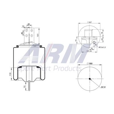 Complete Air Spring - 0.60.468