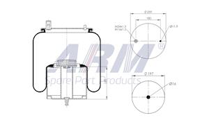 Complete Air Spring - 0.60.431